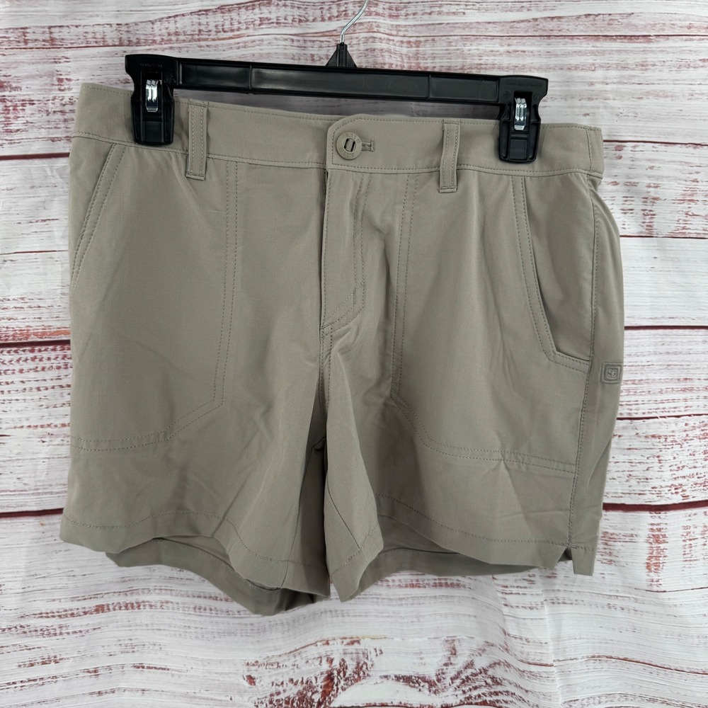 5.11 Tactical Eden Shorts Womens Small Khaki Ripstop Hiking Utility Shorts NEW